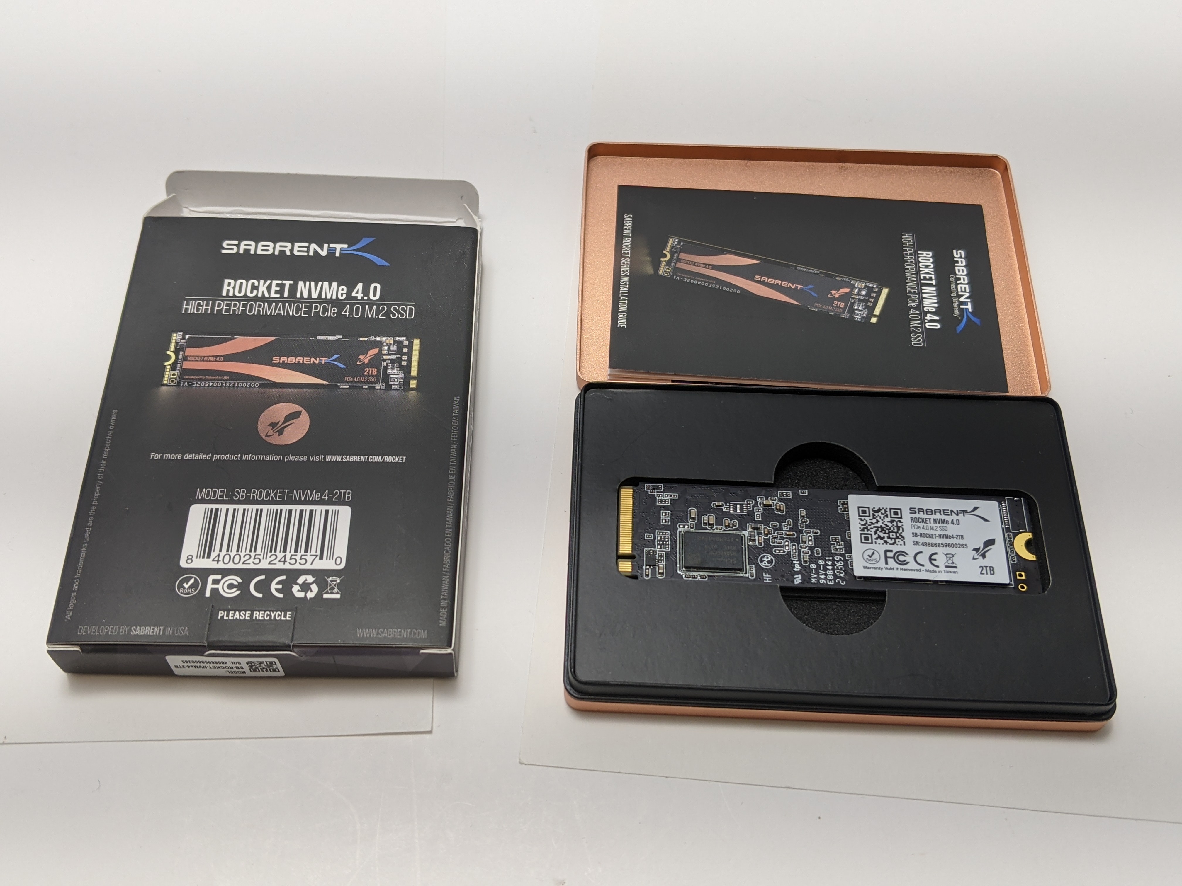 Rocket Nvme4 Ssd Nvme Sabrent Rocket To Sabrent Rocket NVMe 2TB 2280 PCIe  X4 SSD New Heatsink